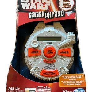 Hasbro Star Wars Catchphrase Game - Silver and Orange